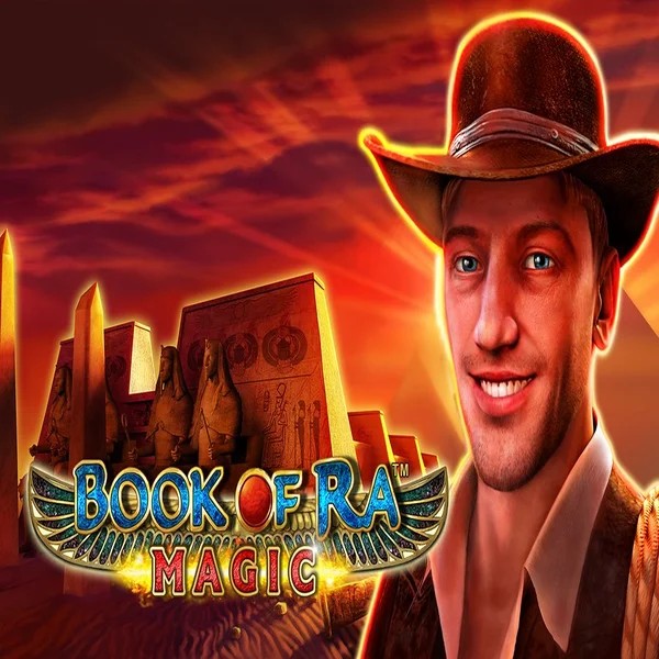 Book of Ra Magic slot visual from Greentube available on bookof.eu.com